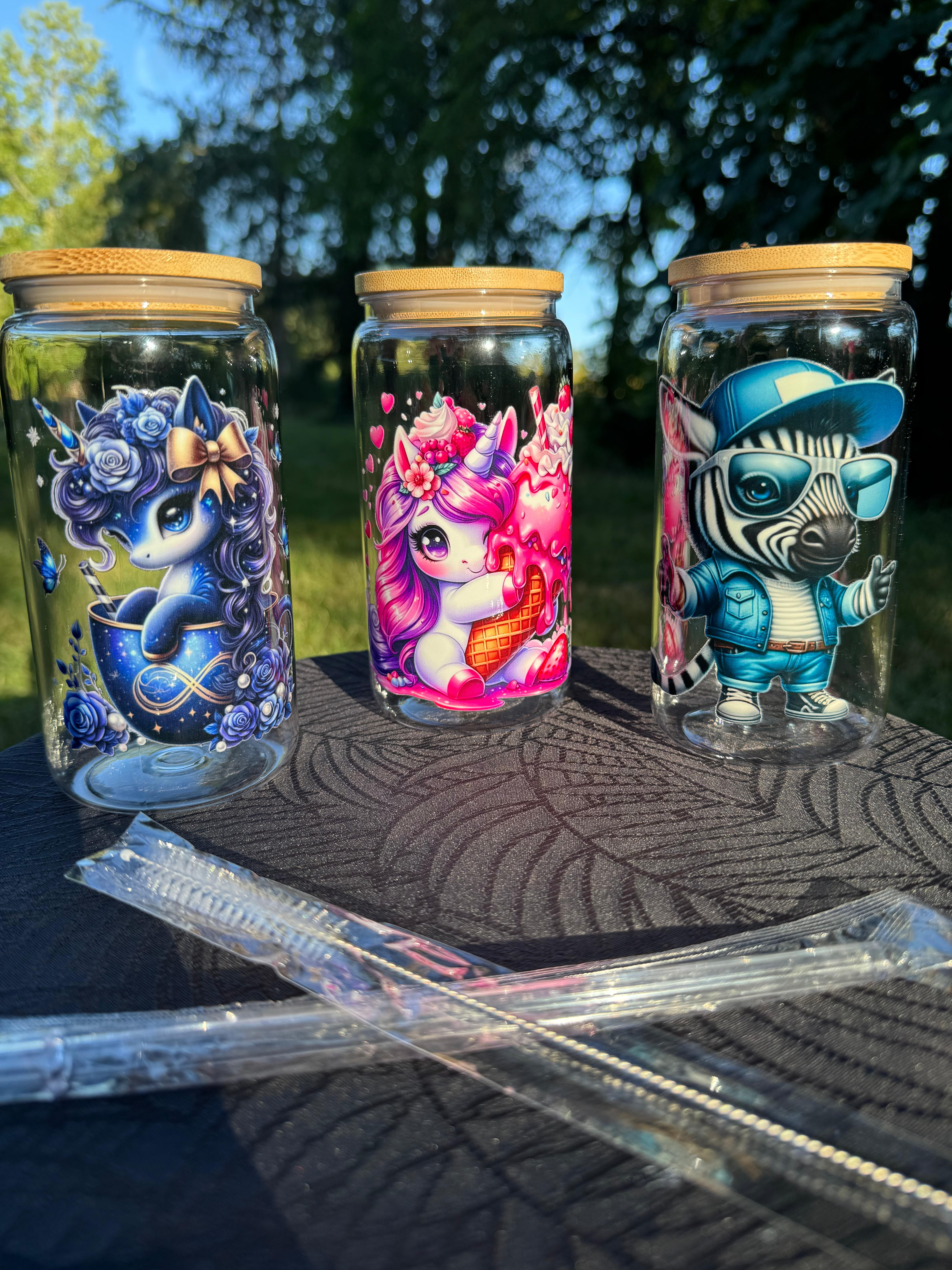 Verre incassable personnalisé