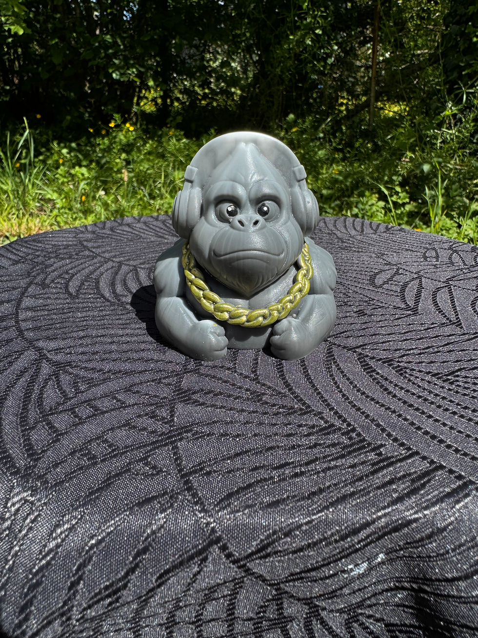 Figurine gorille en résine