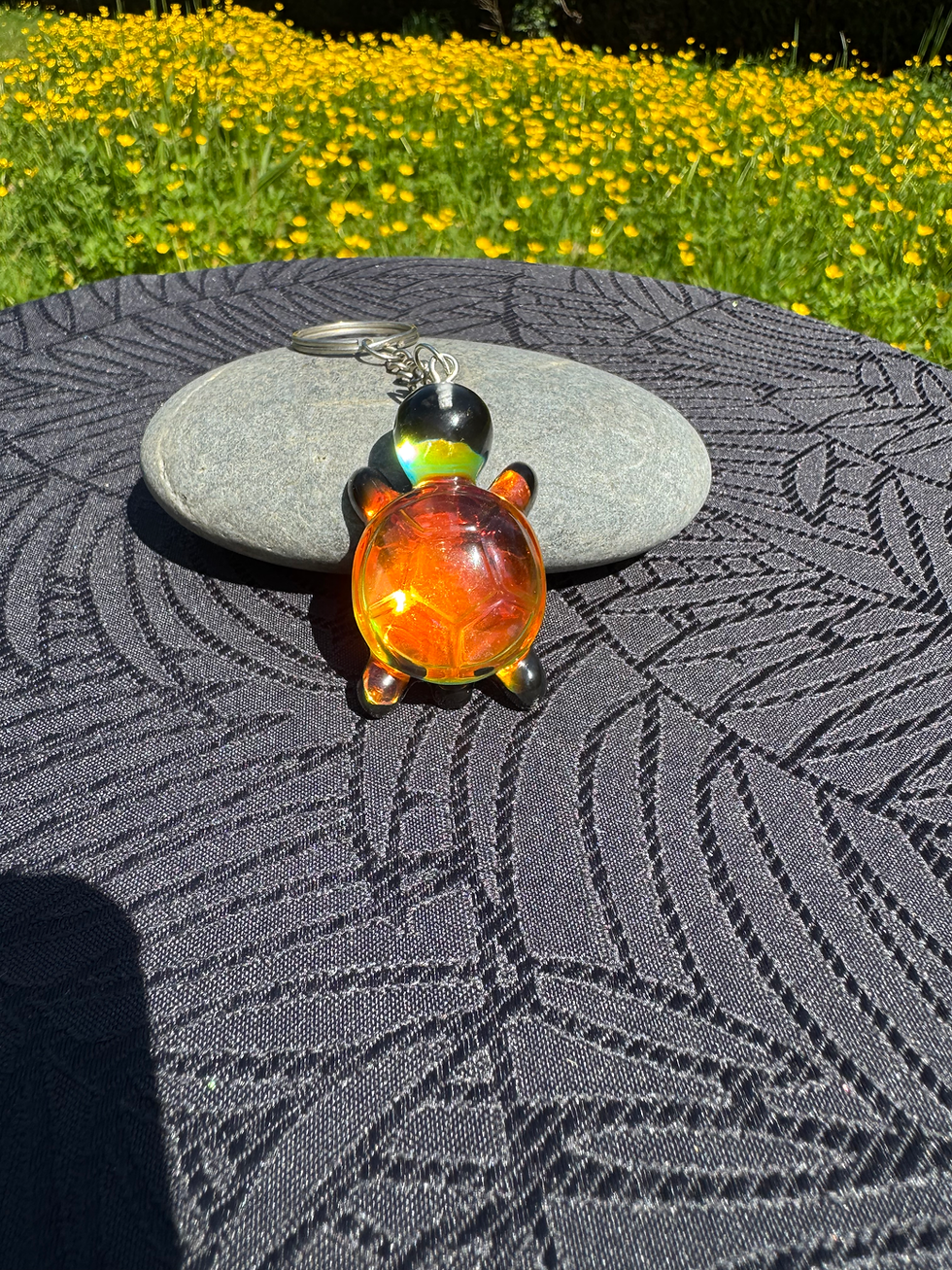 porte-clés mini tortue