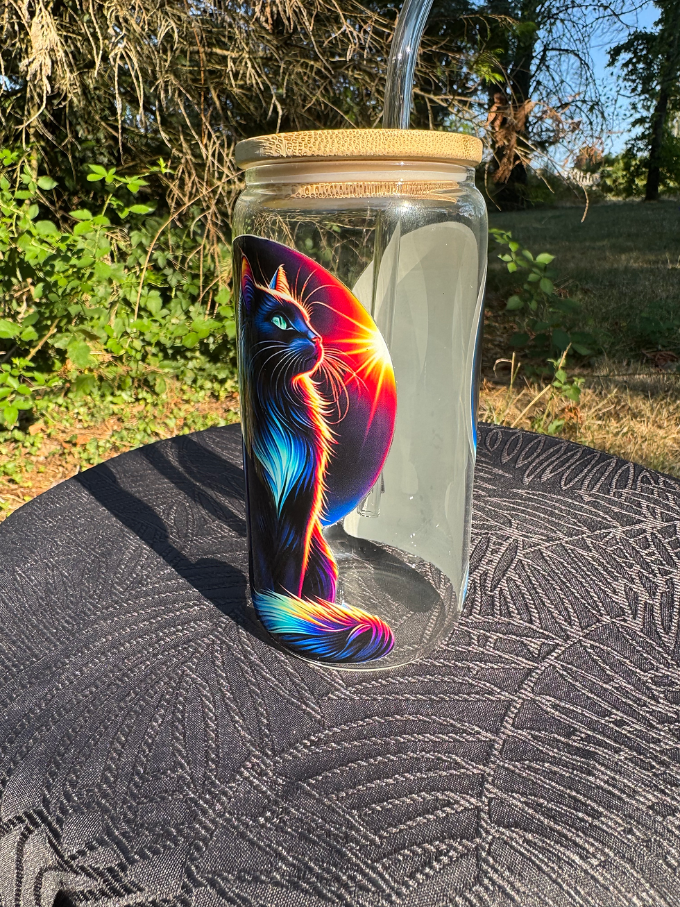 Miniature : Verre à boire décoré