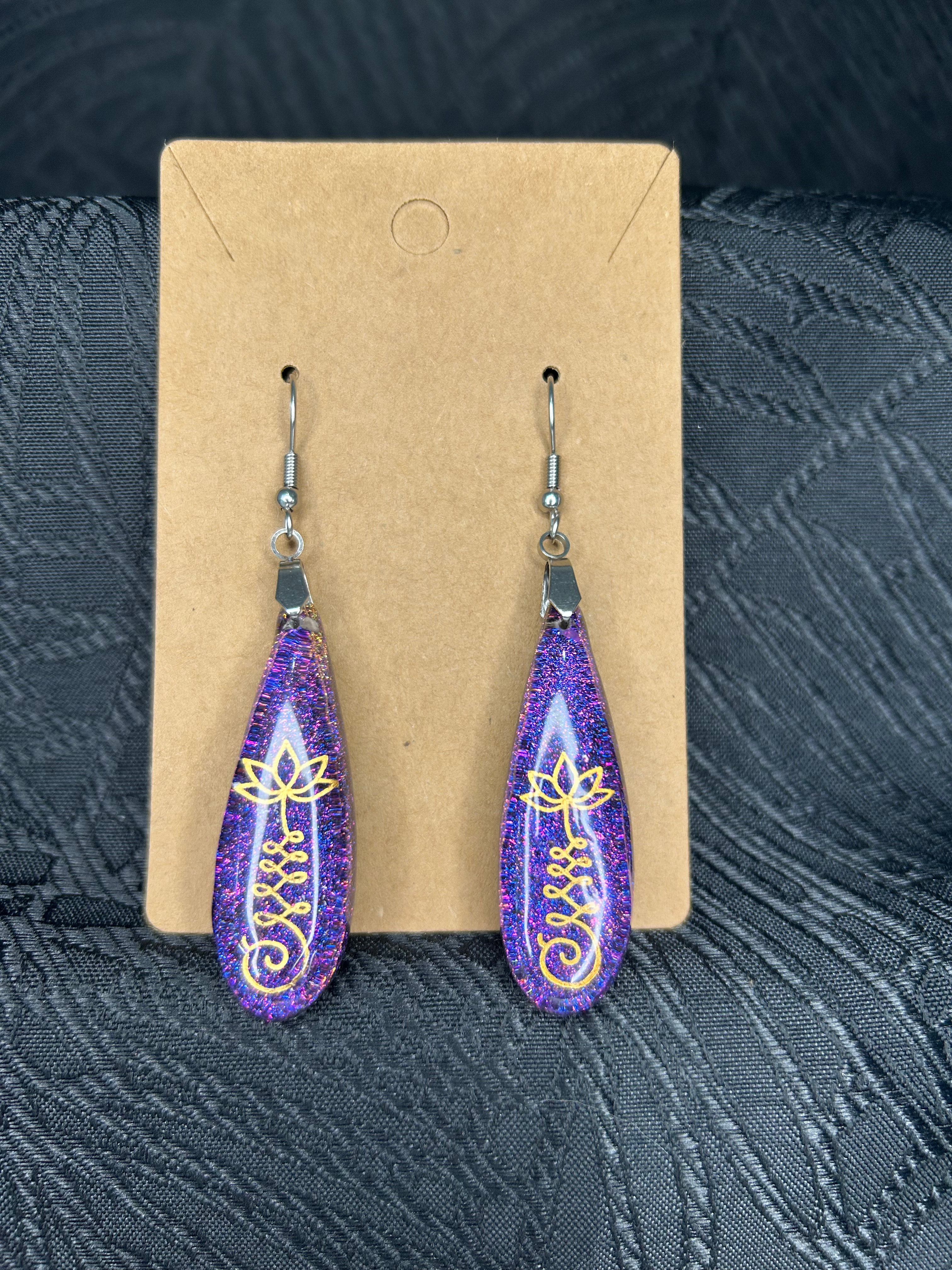 Boucles d'oreilles lotus