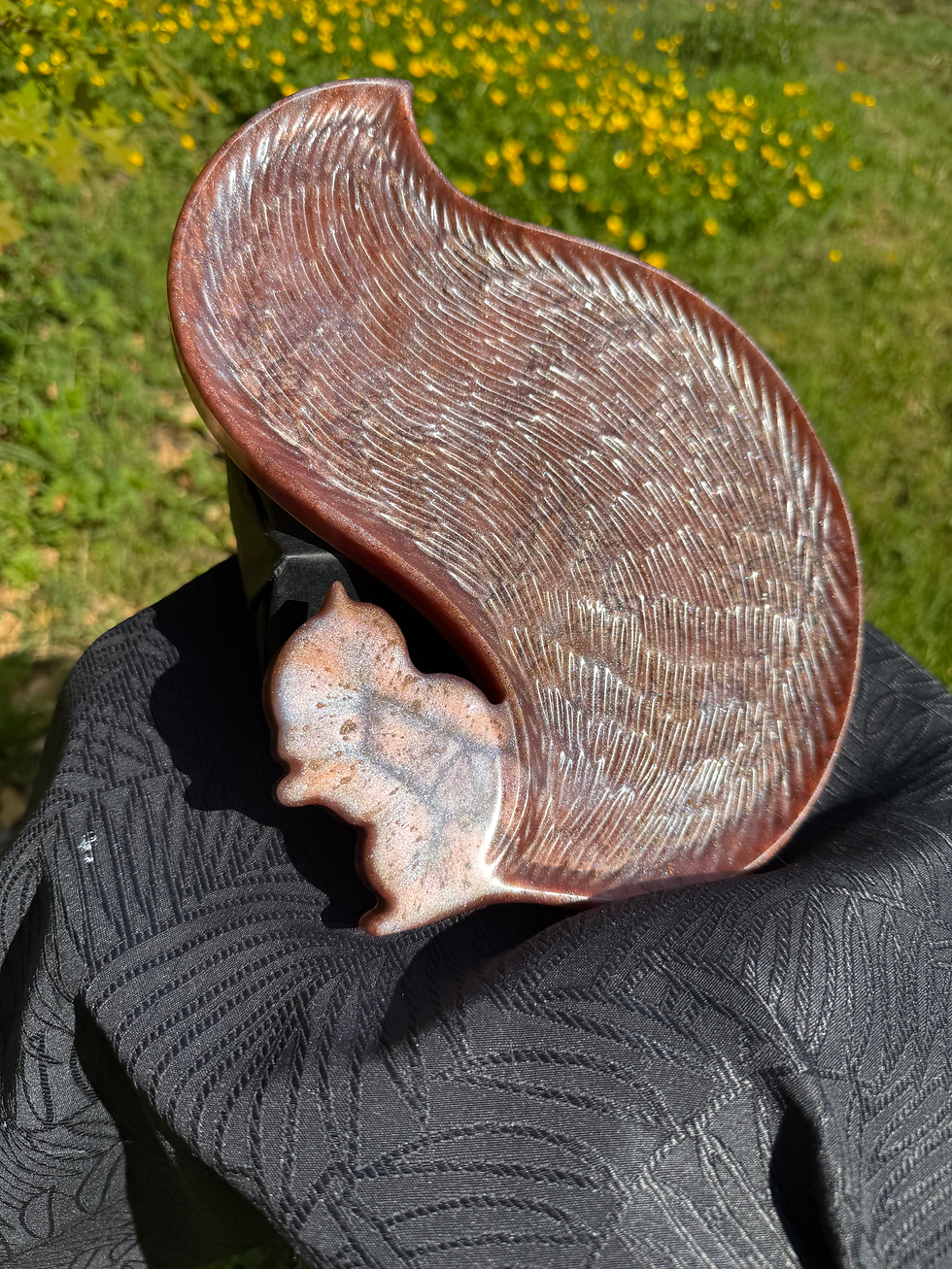 Plateau écureuil en résine