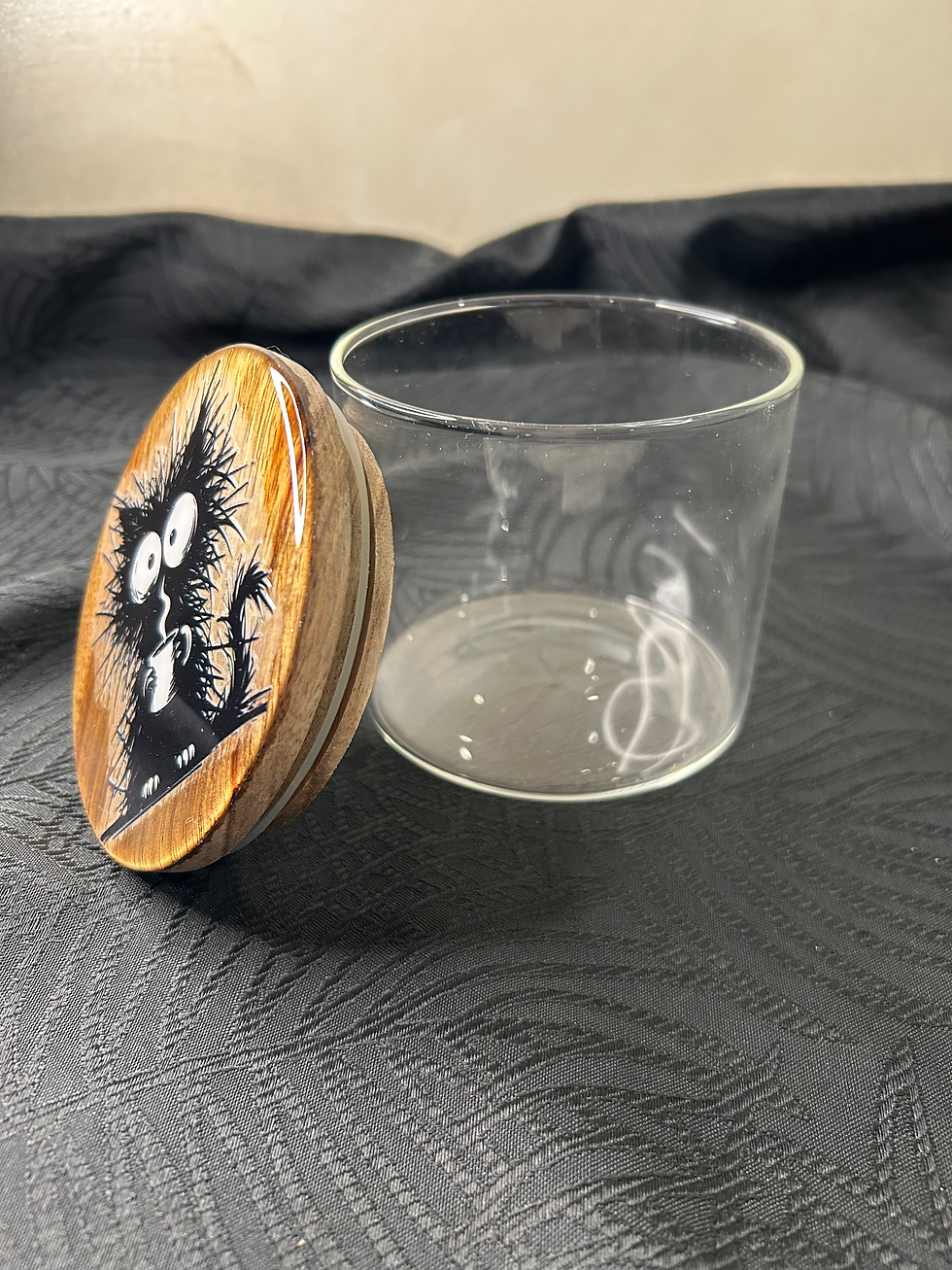 Miniature : Pot en verre alimentaire original