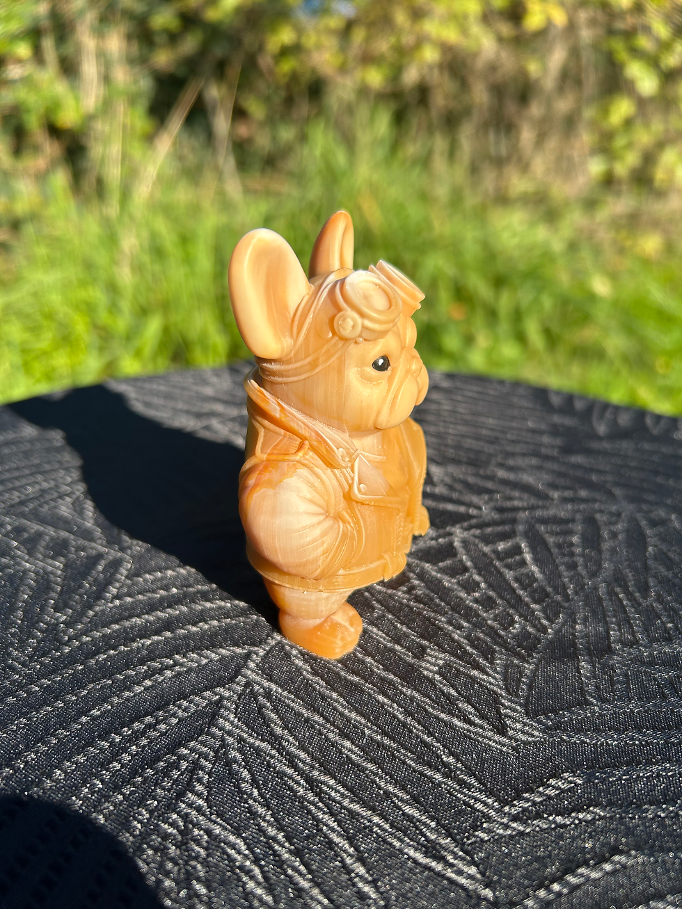 Miniature : Figurine bouledogue amusante