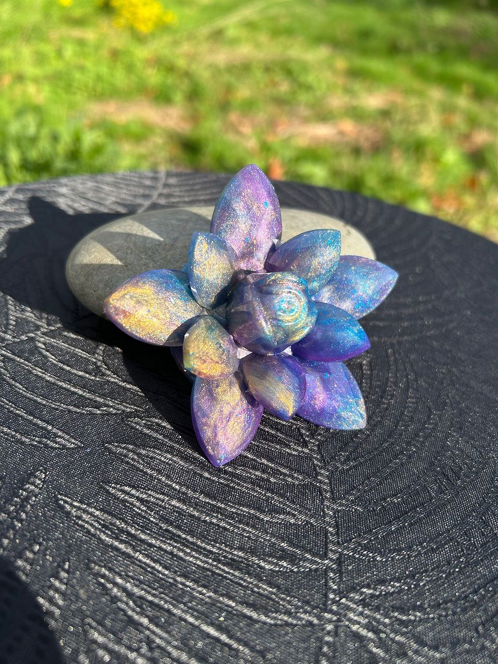 Thumbnail: Lotus cristal pièce unique