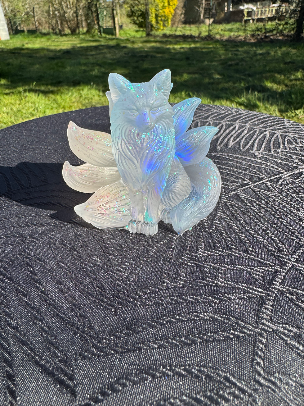 Figurine Kitsune en résine