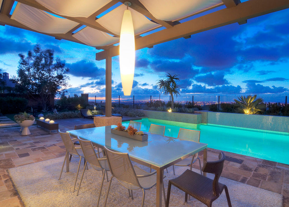 Mediterranean Modern Outdoor  Dining