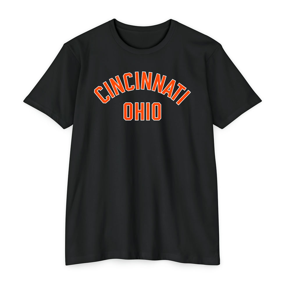 Thumbnail: Cincinnati OH Football Jersey T-shirt