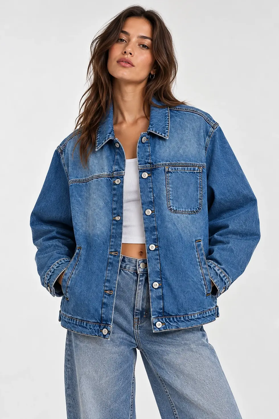 Miniaturbild: Modular Denim Jacket Blue