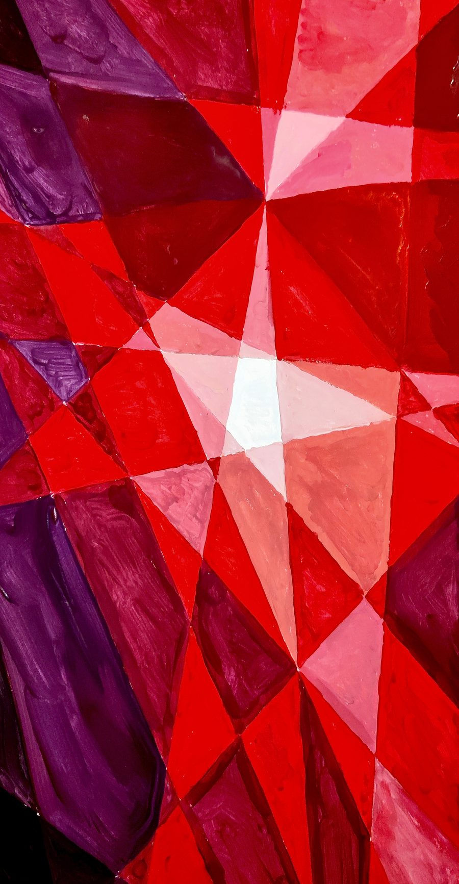 Art Panel The Red Flower by Bernd Knieriem