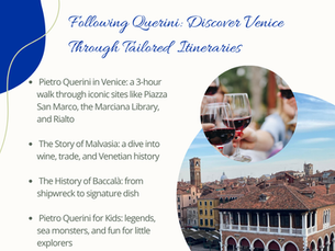 Discover Querini’s Itineraries in Venice