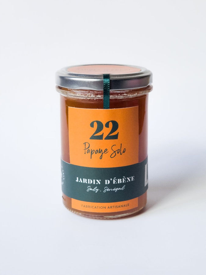 Confiture de papaye jardin d'ébene
