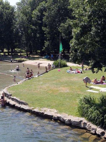 Baignade aménagée Marsac-en-Charente, plage Charente