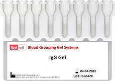 Redcell IgG Gel resmi jel kart görseli