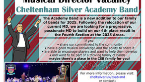 Musical Director Vacancy: Cheltenham Silver Academy Band (part of Cheltenham Silver Bands)