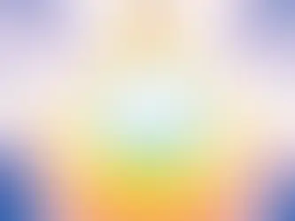 Illustration einer leuchtenden Aura mit Chakren, die die Verbindung zu den Planeten und ihrer kosmischen Energie symbolisiert