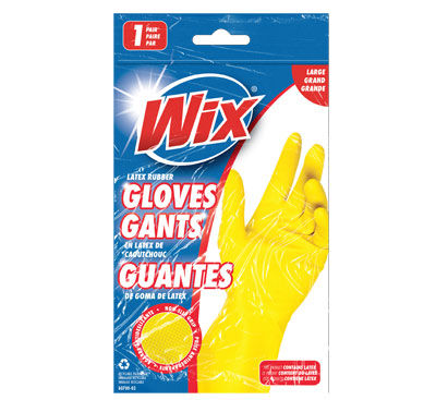 Rubber Gloves Latex Large