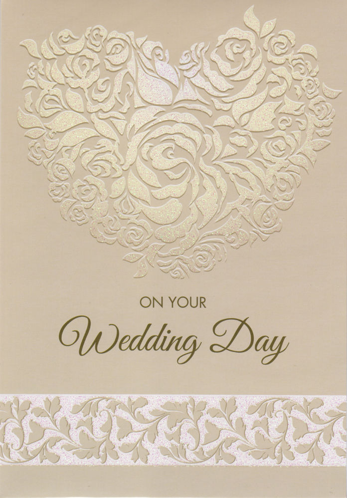 Wedding Card with English Text