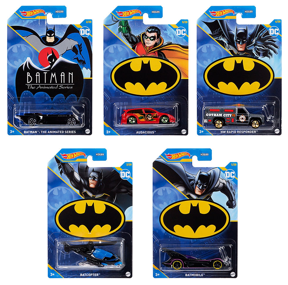 Hot Wheels - Batman Themed assorted