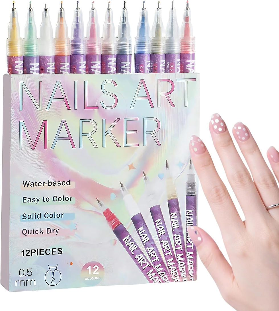 Thumbnail: 12 Colors Nail Art Pens Set