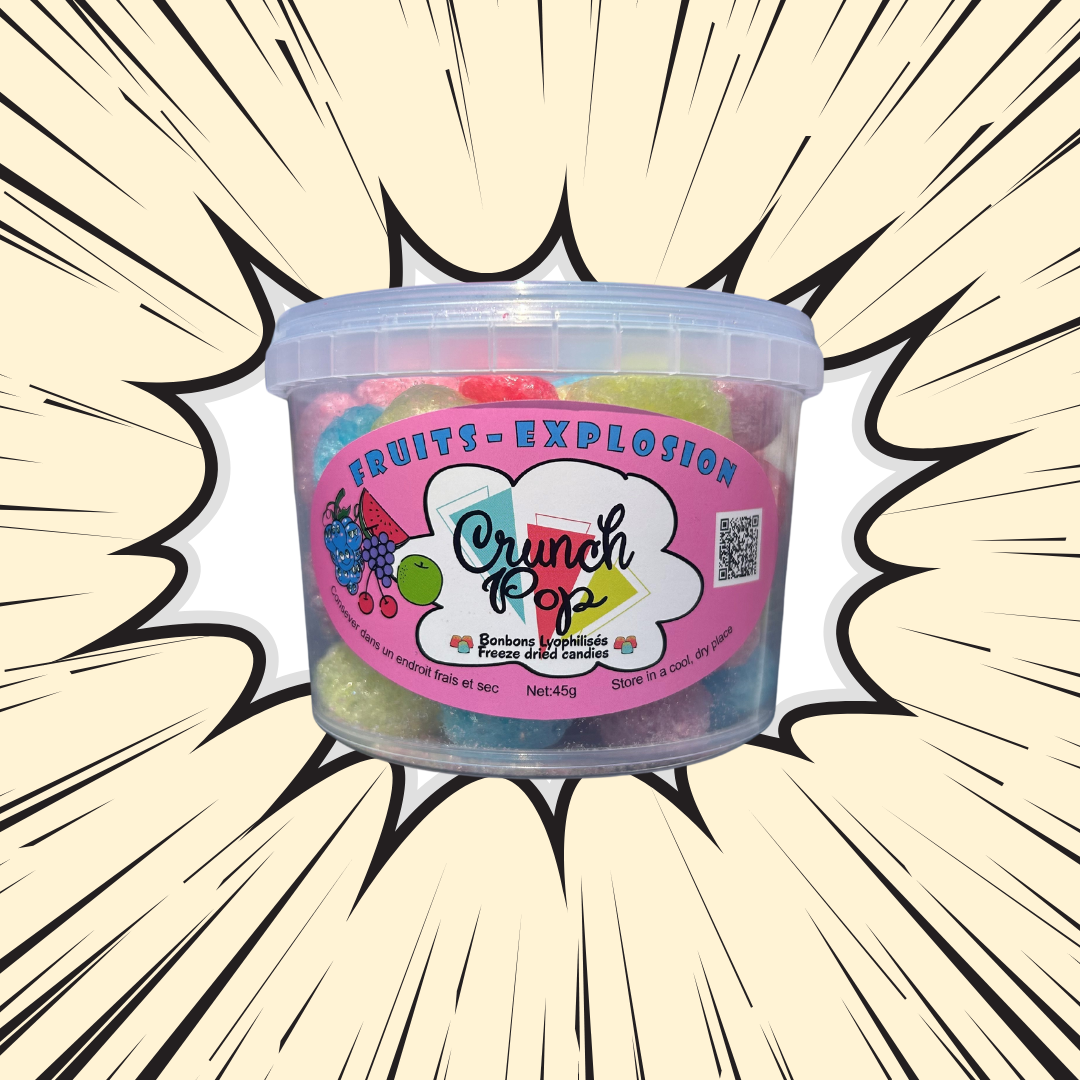 Crunch Pop - Bonbons Lyophylisés Fruit Explo. / Freeze Dry Jolly Ranchers 45g