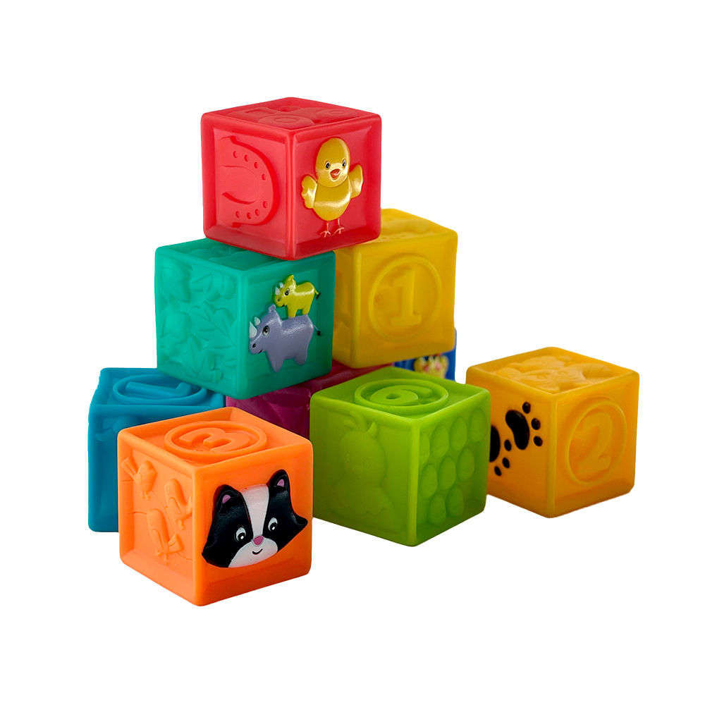 Pakö - Colored soft Blocks 9 pieces