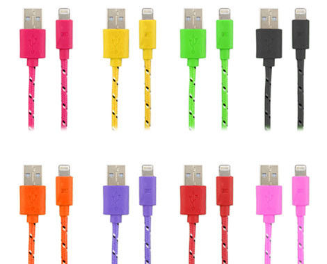 Thumbnail: Wholesale Lightning USB Cable Flat Noodle 1 meter 3 feet