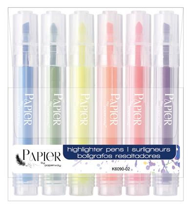 HIGHLIGHTER-6PK-ASST COLORS 6PK