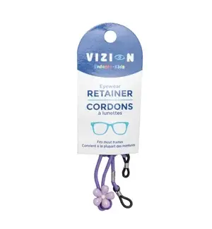 Kids Eyewear Retainer (Purple Flower)
