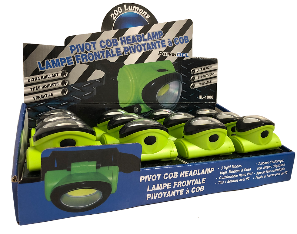 HEAD LIGHTS W/DISPLAY