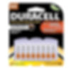 Wholesale 8-pack of Duracell 312 hearing aid batteries with brown tabs for Canadian B2B.