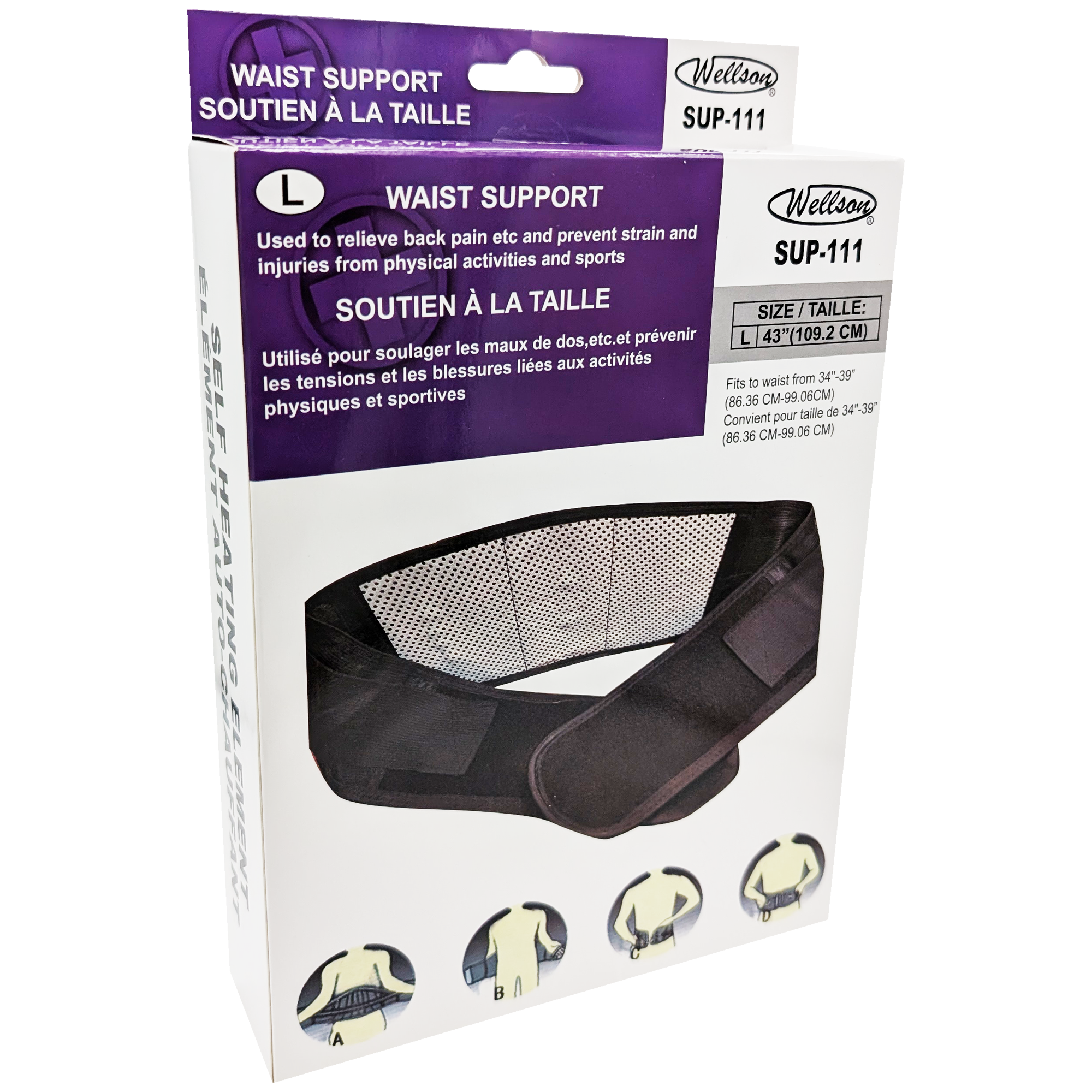 SOUTIEN A LA TAILLE 43''