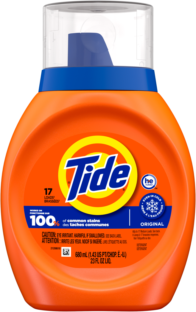 Tide Original Detergent 17 Loads 680mL