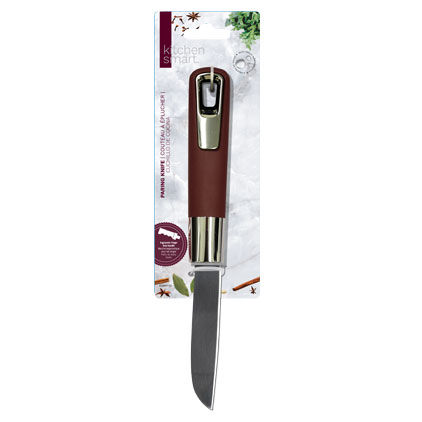PARING KNIFE- AUBERGINE HANDLE 23*2.8CM