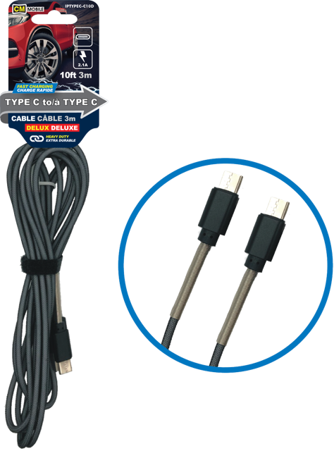 10 Feet Cables Type-C to Type-C