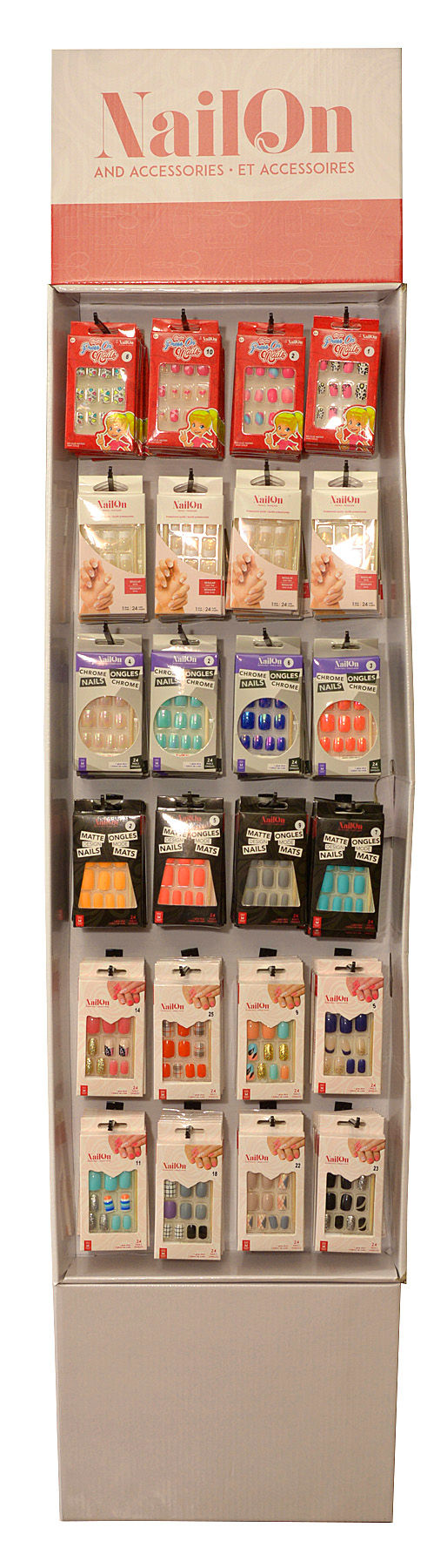 144pcs Nails only Display