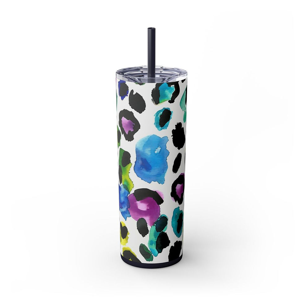 Skinny Tumbler with Straw, 20oz