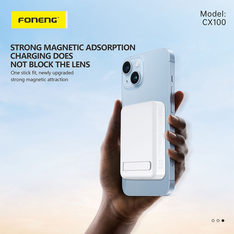 Thumbnail: FONENG 10000 mAh Magnetic Wireless Power Bank CX100