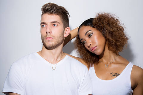 男生モデルと女性モデル
