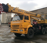 Ареда автокрана 25 тонн в Томске. "СДС-Томск" 22-44-22