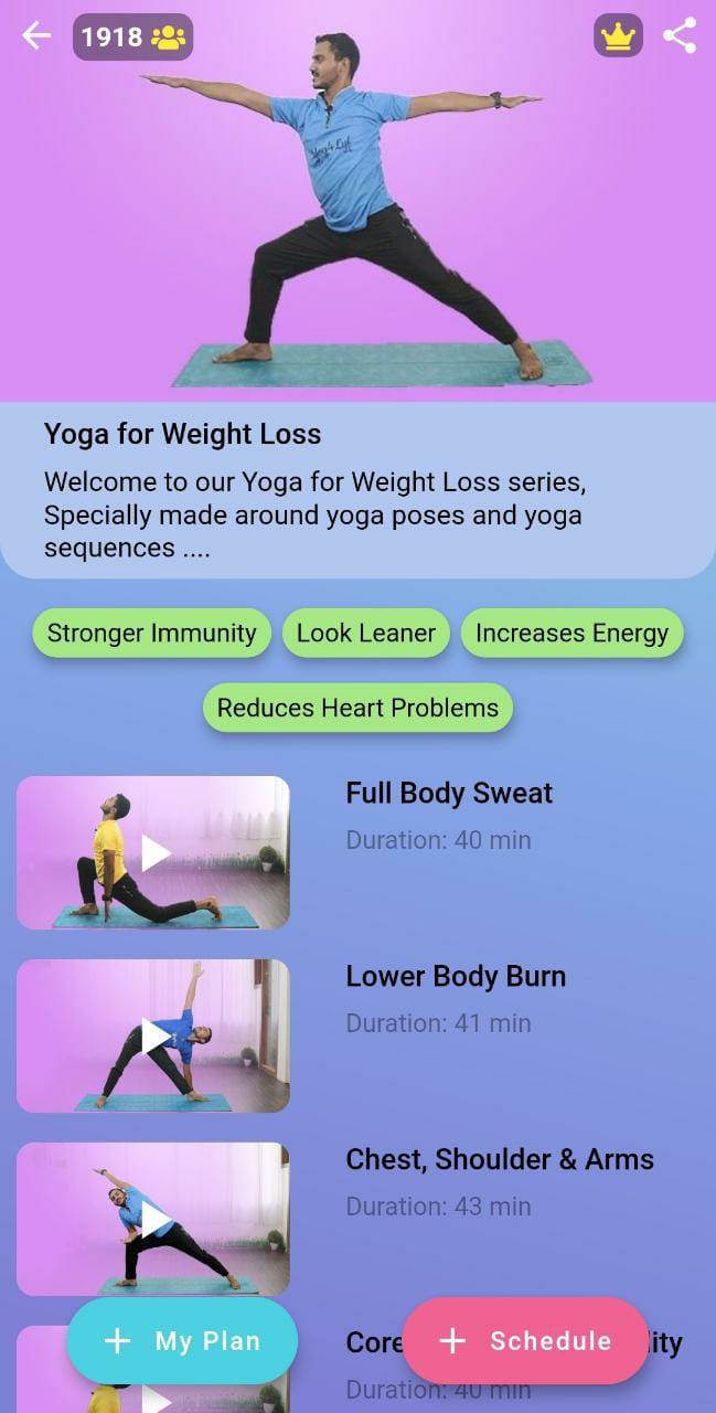 Yog4lyf - Yoga For Weight Loss App