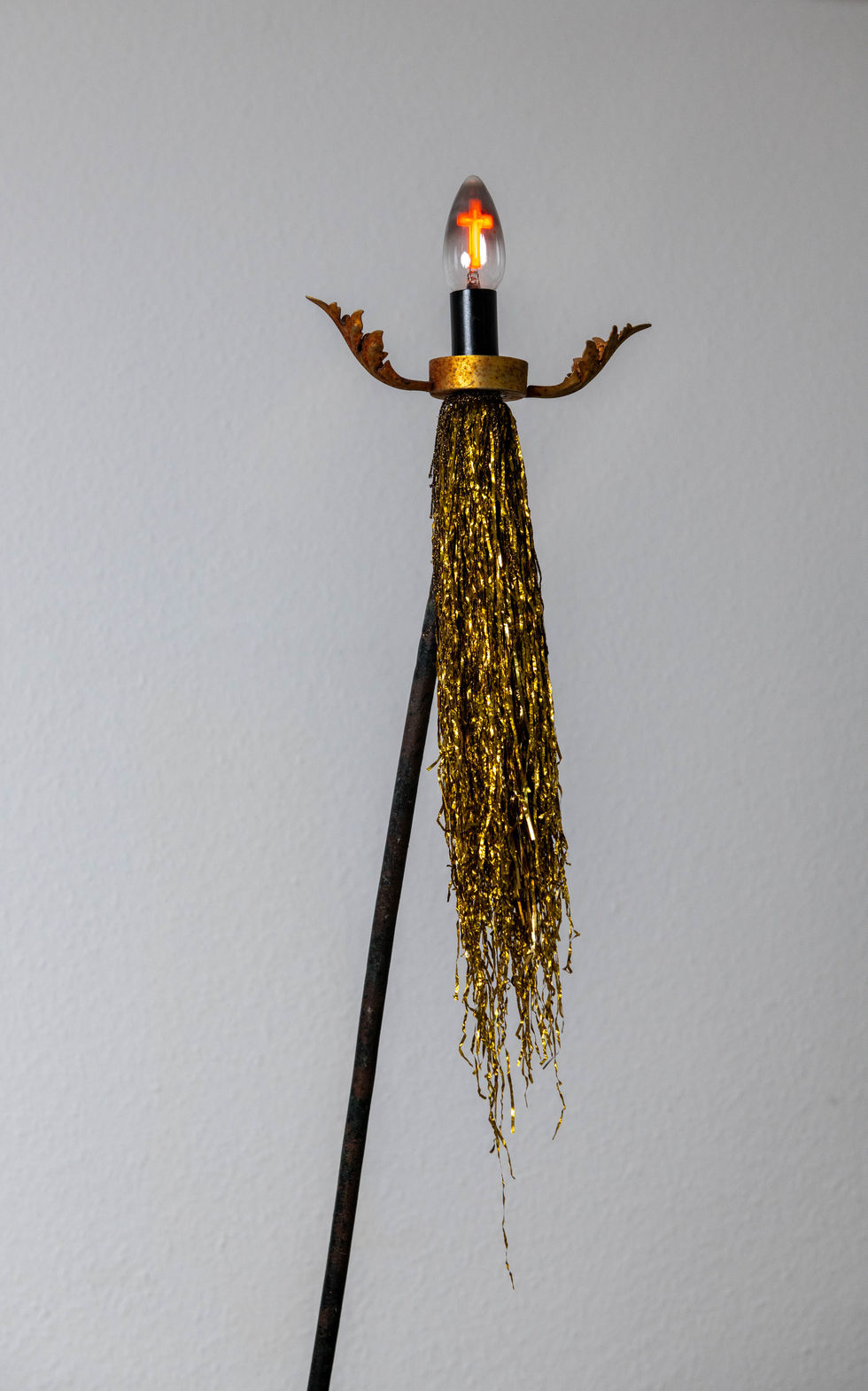 Engelslicht, Flügel, Licht, Lametta, Lampe, Gold, Engel,
Lichtobjekt