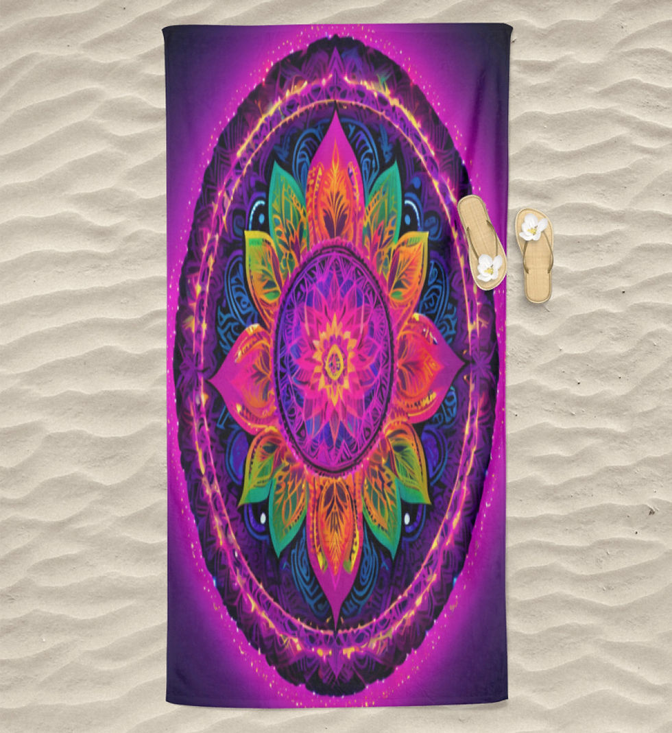Mandala - High quality beach towel