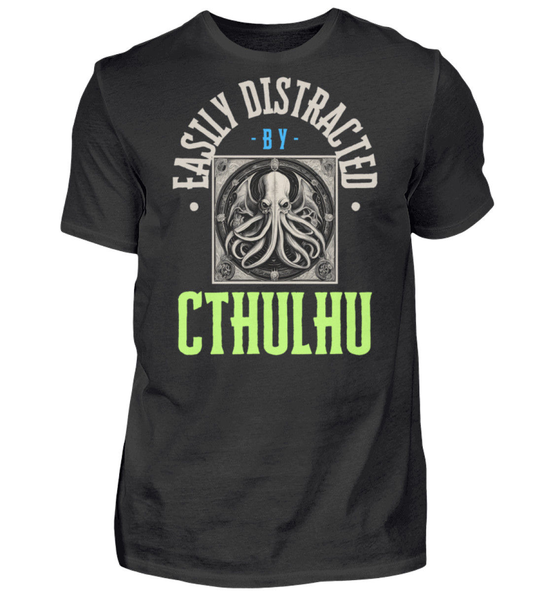 Easily Distracted by Cthulhu - Mens T-shirt