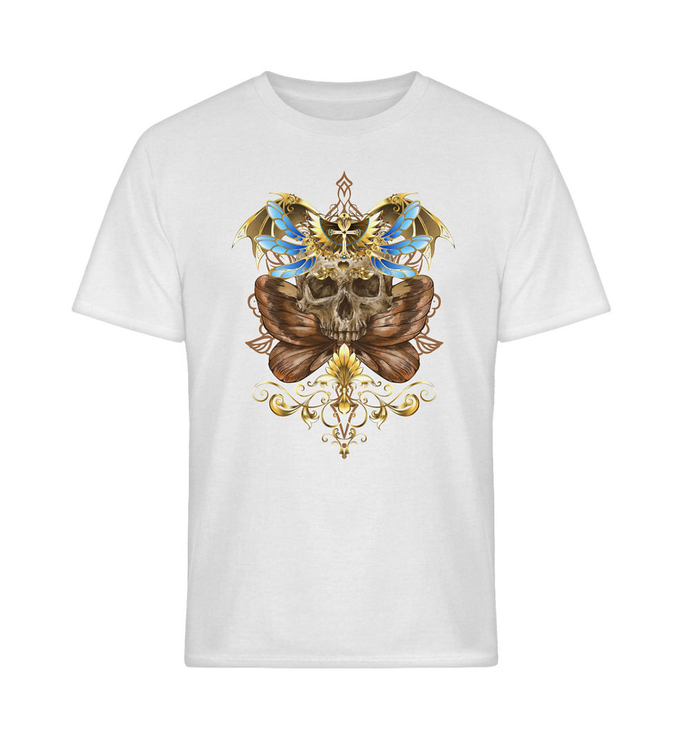Thumbnail: Unisex Pharaohs Dream T-shirt in white 