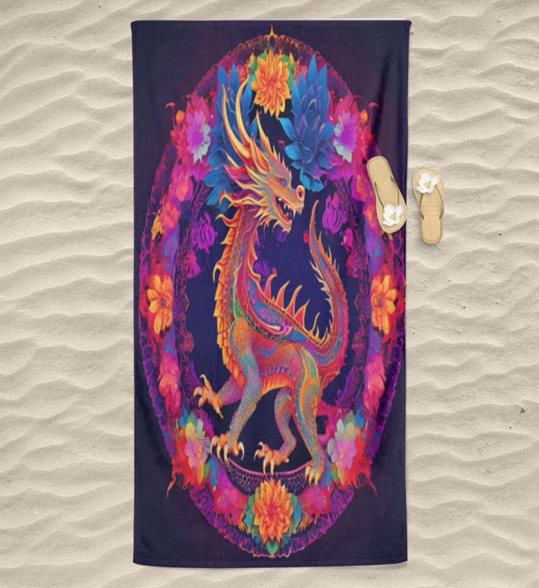 Dragon - High quality beach towel