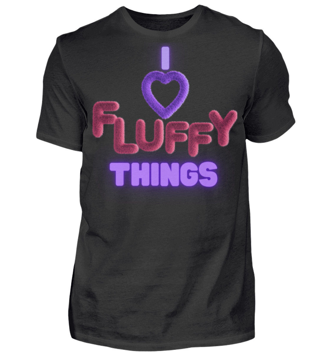 I LOVE FLUFFY THINGS - Men's T-shirt