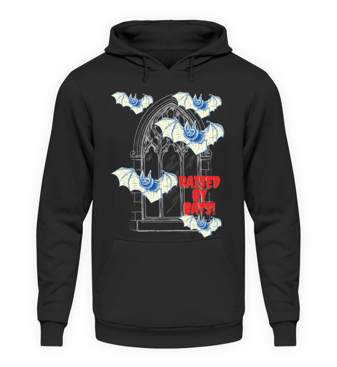 Raised By Bats - Unisex Hoodie