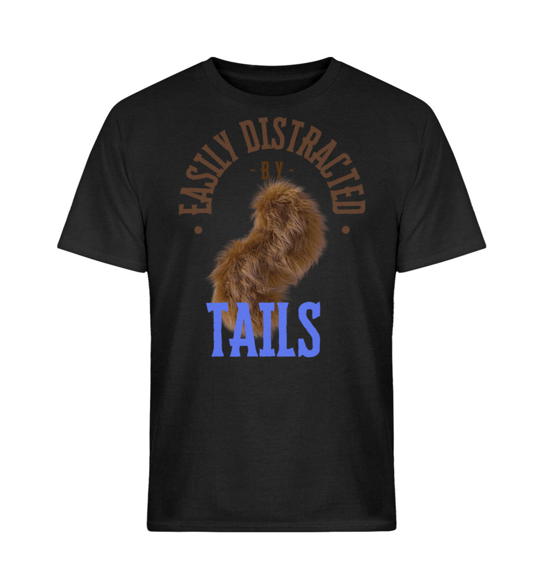 Easily Distracted by Tails - Ladys / Unisex T-shirt