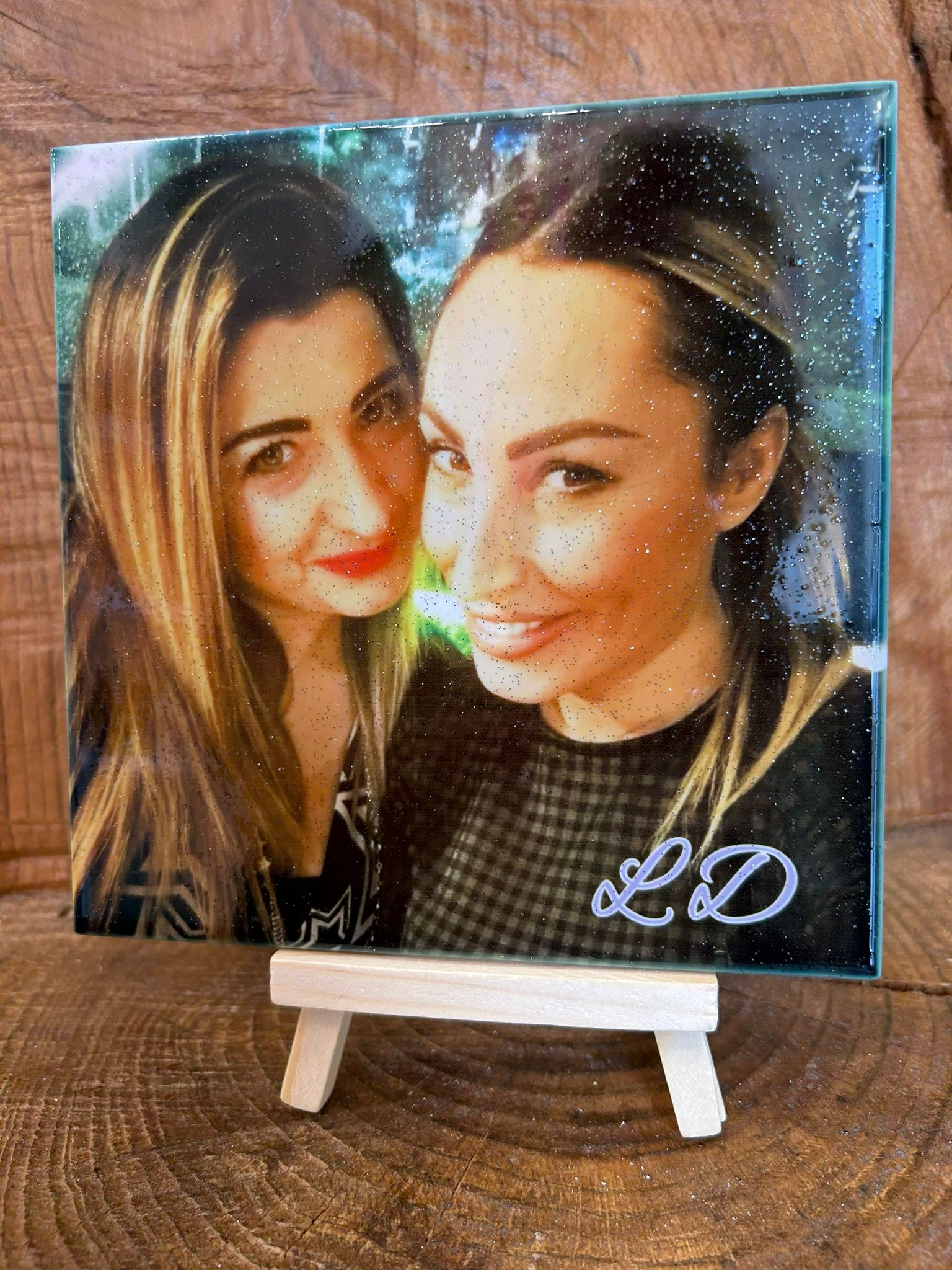 Pietra glitterata personalizzata punto gadget